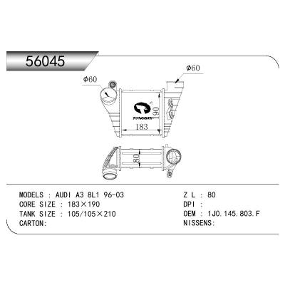 适用于AUDI AUDI A3 8L1 OEM:1J0.145.803.F/1J0145803F