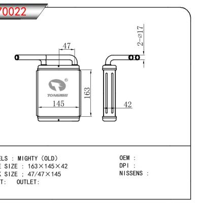 适用于HYUNDAI MIGHTY（OLD）