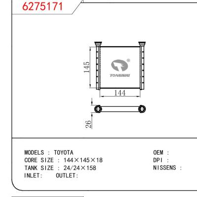 适用于TOYOTA TOYOTA