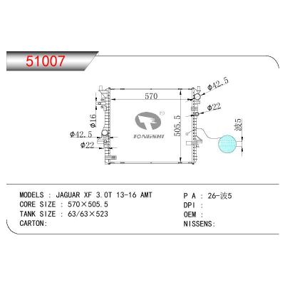 适用于JAGUAR JAGUAR XF 3.0T