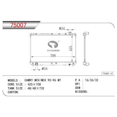 适用于TOYOTA CAMRY MCV/MCX