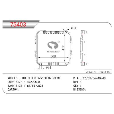 适用于TOYOTA HILUX 3.0 VZN130