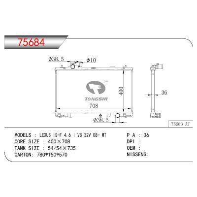 适用于TOYOTA LEXUS IS F 5.0L V8