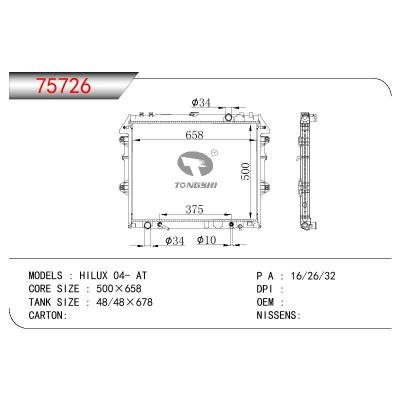 适用于TOYOTA HILUX