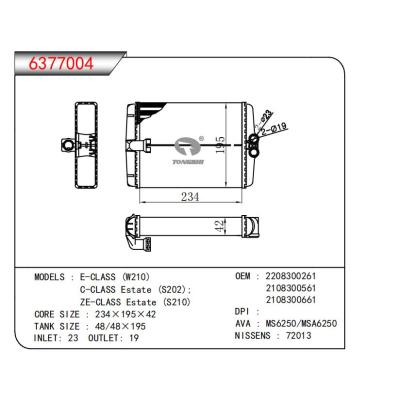  适用于E-CLASS (W210)C-CLASS Estate (S202)ZE-CLASS Estate (S210) OEM:2208300261,2108300561,2108300661