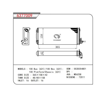  适用于100 Bus (631)/100 Box (631) ;100 Platform/Chassis (631) OEM:28354801