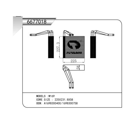 适用于  W169   蒸发器
